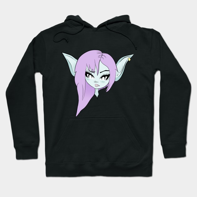 MYSTIC ELF // black Hoodie by KaonashixJo